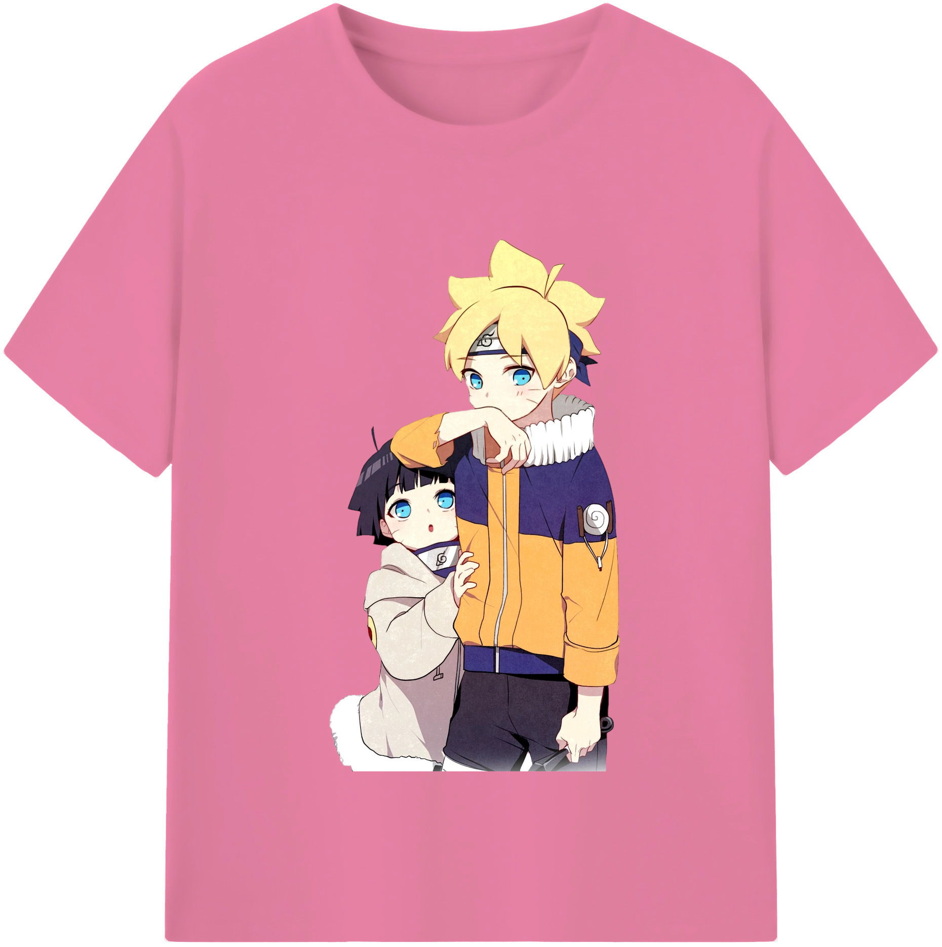 （画像用） NARUTO -ナルト- うずまき ボルト Uzumaki Boruto 綿100％半袖Tシャツ（フロントプリント）